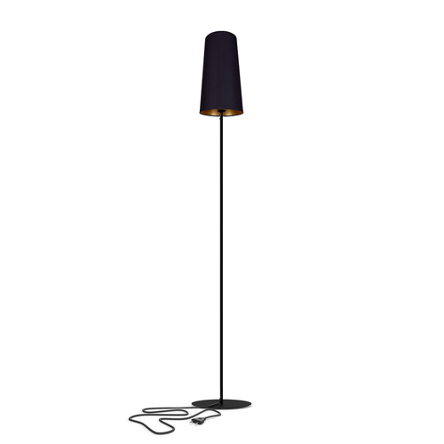 Prüfen Stehleuchten-Schirm Nowodvorski PETIT B 8338, schwarz mit goldener Innenseite, 32 cm