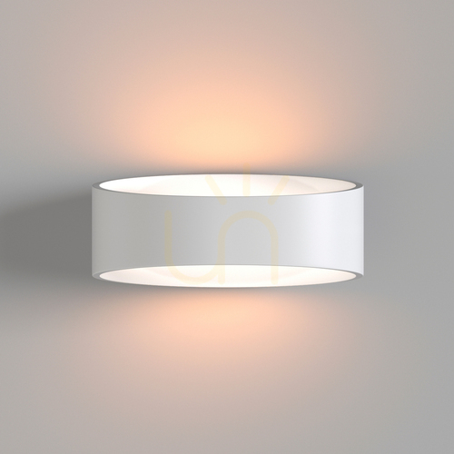Prüfen LED-Wandleuchte Maytoni Trame C806WL-L5W weiß oval 6W 3000K