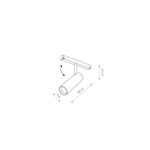 LVM SPOT LED 9W 4000K 10656 Nowodvorski Strahler für Stromschienen small 3