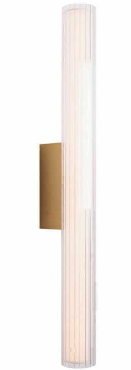 Prüfen Wandleuchte Max Light Fayette W0366 Gold 61 cm 12W 3000K IP44 Wandleuchte Max Light Fayette W0366 Gold 61 cm 12W 3000K IP44