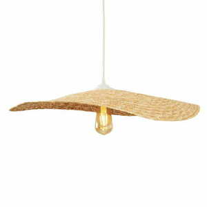 Pendelleuchte Max Light NAP P0581 weiß Weizenstroh 60 cm 15W small 1