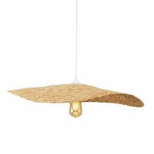 Pendelleuchte Max Light NAP P0581 weiß Weizenstroh 60 cm 15W small 2