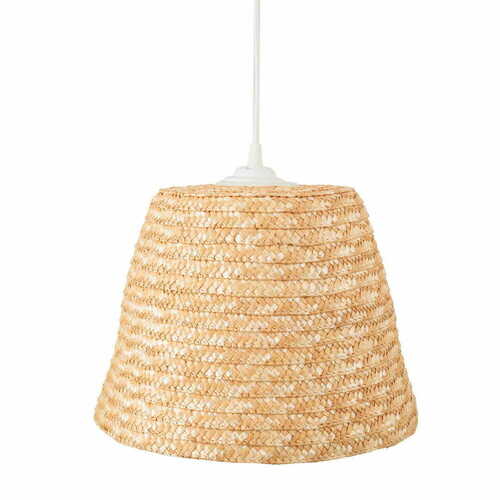 Prüfen Pendelleuchte Max Light Pot P0582 weiß Weizenstroh 30 cm 15W