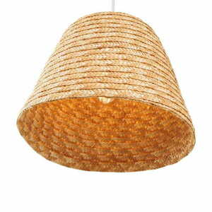 Pendelleuchte Max Light Pot P0582 weiß Weizenstroh 30 cm 15W small 2