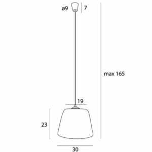 Pendelleuchte Max Light Pot P0582 weiß Weizenstroh 30 cm 15W small 3