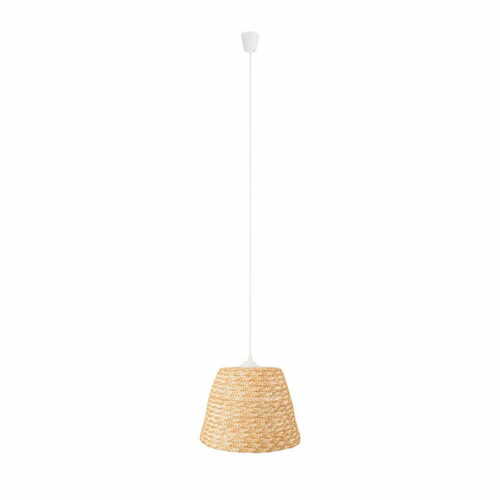 Prüfen Pendelleuchte Max Light Pot P0582 weiß Weizenstroh 30 cm 15W