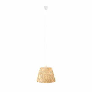 Pendelleuchte Max Light Pot P0582 weiß Weizenstroh 30 cm 15W small 0