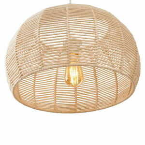 Pendelleuchte Max Light Praslin P0583 weiß Baumwolle Ø39 cm small 2