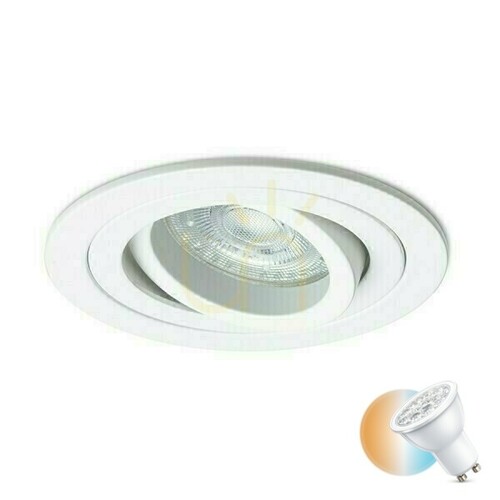 Prüfen Pasadena Gu10 R Weiß 230 V Led 7 W Einbauleuchte.
