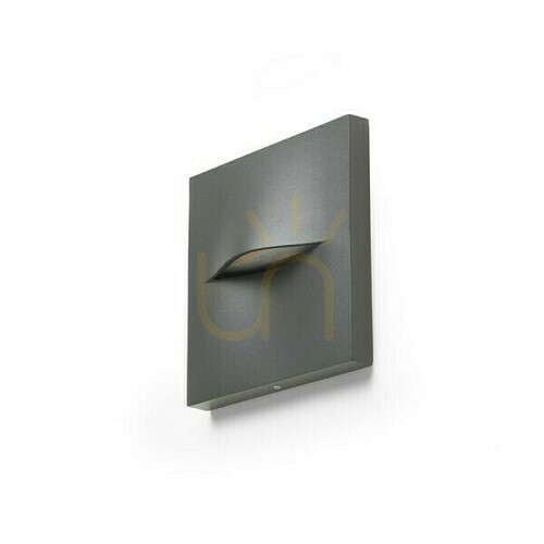 Prüfen BOBO SQ Außenwandleuchte, anthrazit, LED 3 W, 3000 K, IP65