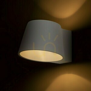 Wandleuchte Benita Gipswandleuchte 230 V Led E14 7 W. small 3
