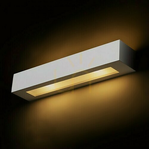 Prüfen Wandleuchte Rolo 45 Gipswandleuchte 230 V Led E14 2x11 W.