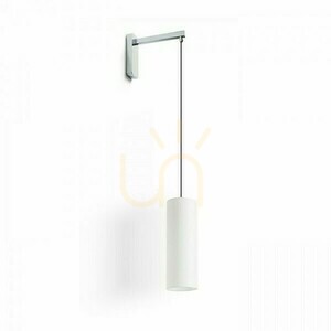 Wandleuchte Hudson Weiß Chrom 230 V Led E27 11 W. small 0