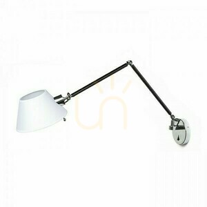 Wandleuchte Montana Wandleuchte Weiß/Schwarz Chrom 230 V Led E27 11 W. small 1