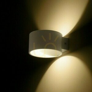 LED-Wandleuchte Rendl BIARITZ R12606 weiß, 5 W, 3000 K small 2