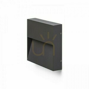 Wandleuchte Aqila Sq Wandleuchte Anthrazit 230 V Led 6 W Ip54 3000 K small 1