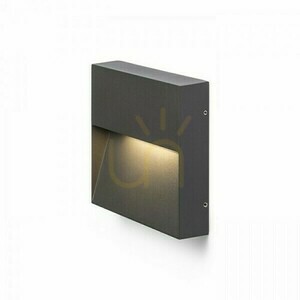 Wandleuchte Aqila Sq Wandleuchte Anthrazit 230 V Led 6 W Ip54 3000 K small 0