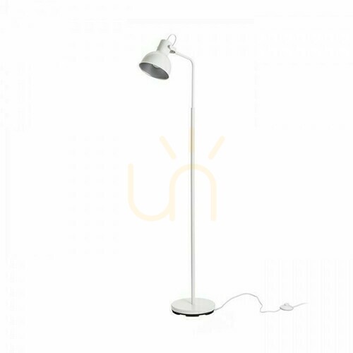 Prüfen Rosita Stehleuchte Weiß/Silbergrau 230 V Led E27 11 W.