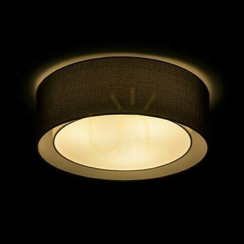 Prüfen Plafond Otis 50 Ceiling Schwarz/Weiß 230 V Led E27 3x15 W.