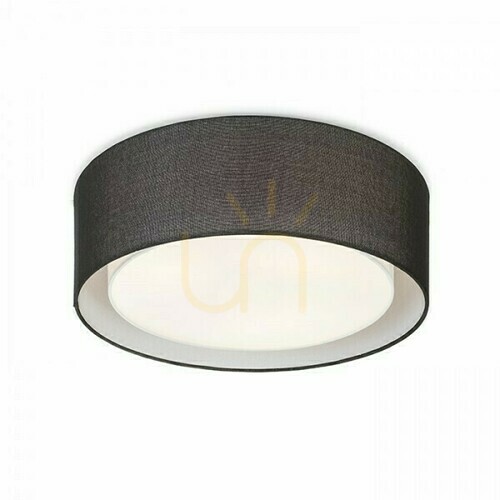 Prüfen Plafond Otis 50 Ceiling Schwarz/Weiß 230 V Led E27 3x15 W.