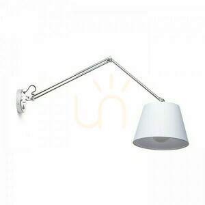 Wandleuchte Ashley Wandleuchte Weiß Chrom 230 V Led E27 15 W. small 1