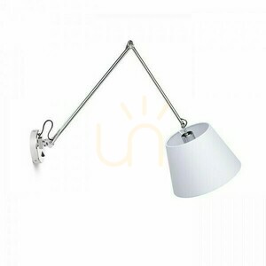 Wandleuchte Ashley Wandleuchte Weiß Chrom 230 V Led E27 15 W. small 0