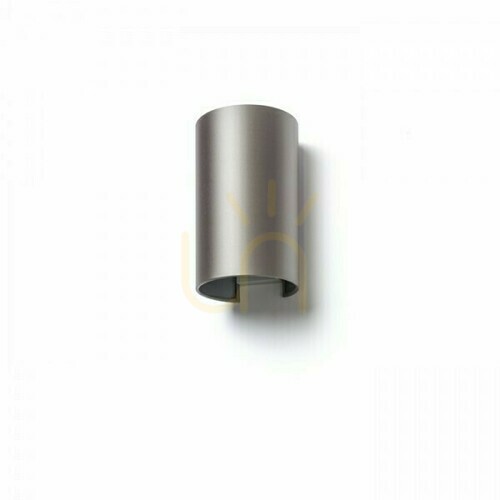 Prüfen Rendl RON W 15/25 Wandleuchte Monaco Taubengrau/Silber PVC E27 15 W