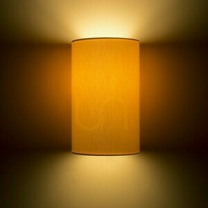 Wandleuchte Ron W 15/25 Wandleuchte Chintz Apricot/Weiß Pcv 230 V Led E27 15 small 3
