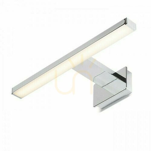 Prüfen Wandleuchte Palea 300 Chrom 230 V Led 4.4 W Ip44 3000 K