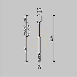 PRO SHADE Pendelleuchte MOD157PL-L6W4K1 Maytoni small 9