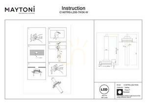FOCUS T Einbauleuchte C140TRS-L200-7W3K-W Maytoni small 7