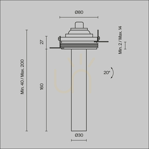 FOCUS T Einbauleuchte C140TRS-L200-7W3K-W Maytoni small 8
