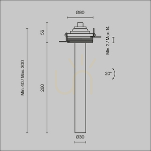 FOCUS T Einbauleuchte C140TRS-L300-7W3K-B Maytoni small 8