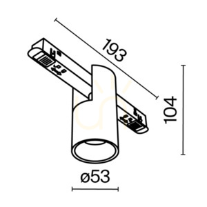 ALFA Schienenleuchte TR122-2-7W3K-B Maytoni small 10
