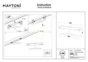 RELAX TR107-2-5W3K-B Busleuchte Maytoni small 5