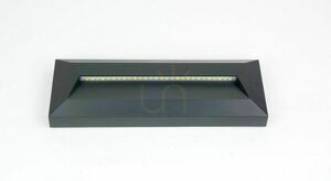 Außen-Wandleuchte SU-MA LED 3W IP65 dunkelgrau 2502C DG 1 Außen-Wandleuchte SU-MA LED 3W IP65 dunkelgrau 2502C DG small 1