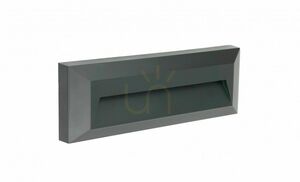 Außen-Wandleuchte SU-MA LED 3W IP65 dunkelgrau 2502C DG 0 Außen-Wandleuchte SU-MA LED 3W IP65 dunkelgrau 2502C DG small 0