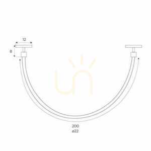 Stromschienenleuchte Max Light MAX M0022Z magnetisch Zigbee schwarz 20W 200 cm small 2
