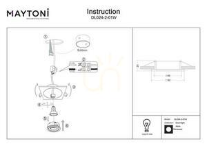 ATOM-Einbauleuchte DL024-2-01W Maytoni small 6