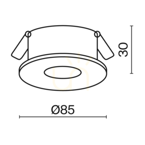 SLIM-Einbauleuchte DL027-2-01B Maytoni small 10