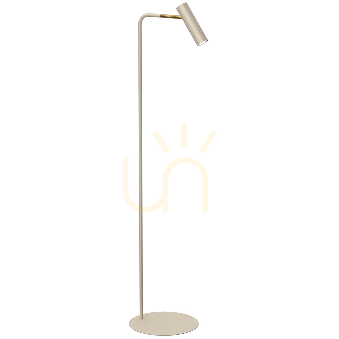 Stehleuchte. Axion Beige/Gold 1Xgu10