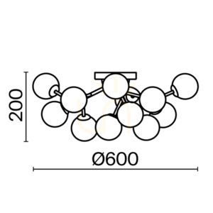 Plafond DALLAS MOD545PL-12CH Maytoni small 4