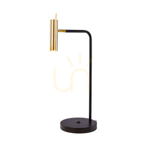 Tischleuchte Antigo Amos Messing poliert Schwarz LED MR11 63,5 cm 8909 small 0