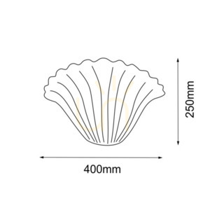 Wandleuchte Antigo Bacelo Messing/Glas poliert E27 LED 40 cm 8161 small 1