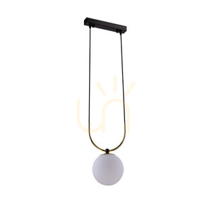 Pendelleuchte Antigo Balos 8162 Messing poliert Schwarz E14 25 cm small 0
