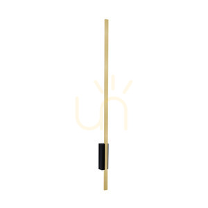Wandleuchte Antigo Ebora 8241 LED Messing matt Schwarz 90 cm 3000K small 0