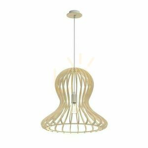 Pendelleuchte Antigo Octo Holz Natur E27 44 cm 5017 small 0