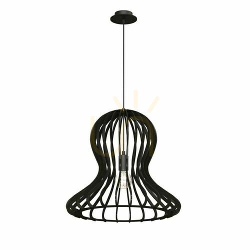 Prüfen Pendelleuchte Antigo Octo schwarz Holz E27 44 cm 5020