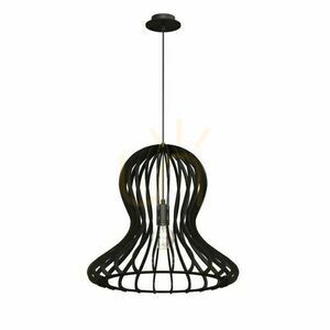 Pendelleuchte Antigo Octo schwarz Holz E27 44 cm 5020 small 0