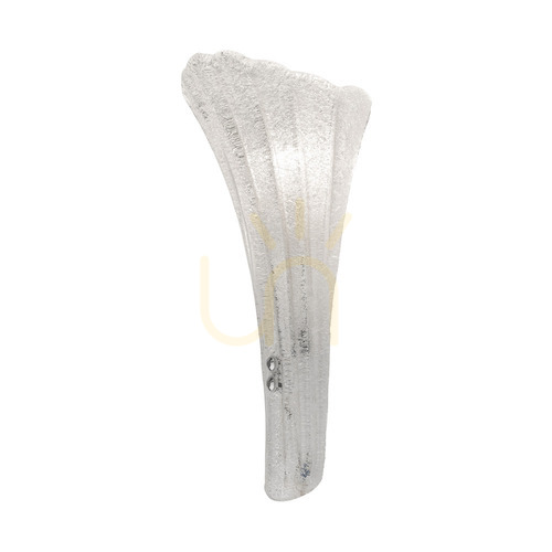 Prüfen Wandleuchte Antigo Petalo chrom E27 45 cm Glas Messing Stahl 8799
